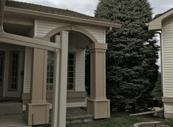 Bylaw Infraction Eaves too close