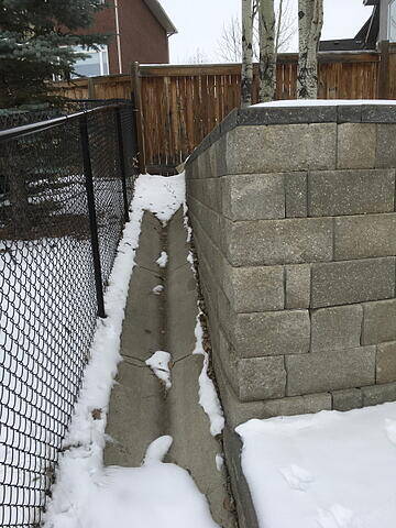 Survey Retaining Walls Overland Drainage